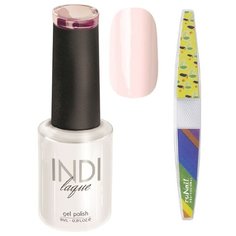 Набор для маникюра Runail пилка для ногтей и гель-лак INDI laque