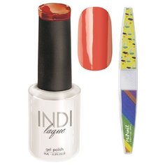 Набор для маникюра Runail пилка для ногтей и гель-лак INDI laque