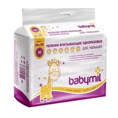 Одноразовые пеленки Babymil Оптима 60х90 30 шт.
