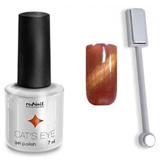 Набор для маникюра Runail магнит и гель-лак Cat’s eye