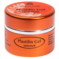 Пластилин planet nails Plastilin Gel красный