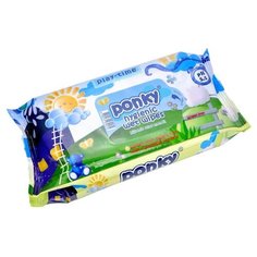 Влажные салфетки Ponky Play-time липучка 70 шт.
