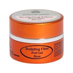Гель planet nails Sculpting Fiber Prof Gel моделирующий, 15 г прозрачно-розовый