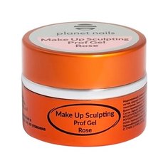 Гель planet nails Make UP Sculpting Prof Gel моделирующий, 15 г розовый