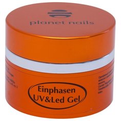 Гель planet nails Einphasen UV/LED Gel моделирующий однофазный, 50 г прозрачный