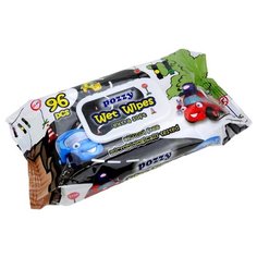 Влажные салфетки Pozzy Extra Soft Automobiles 96 шт.