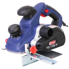 Электрорубанок ДИОЛД РЭ-1100-01 + подставка синий/черный