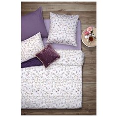 Постельное белье 1.5-спальное Sova & Javoronok Прованс 50х70 см, бязь белый/розовый