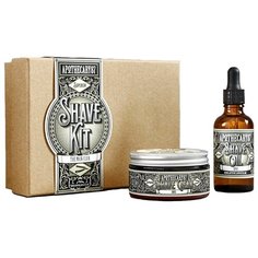 Набор для бритья (крем для бритья + масло для бритья) Apothecary 87, 150 мл
