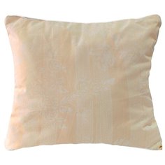 Подушка Мягкий сон Comfort Холлофилл 40 х 40 см белое на бежевом
