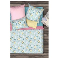 Постельное белье 2-спальное Sova & Javoronok Спящая красавица 70х70 см, бязь голубой