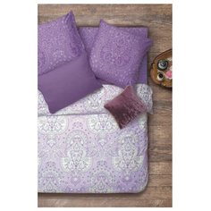 Постельное белье 2-спальное Sova & Javoronok Инжир 70х70 см, бязь розовый/фиолетовый