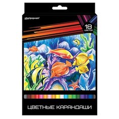SchoolФормат Набор цветных карандашей 18 цветов Дикая планета (КЦ18-ДП)