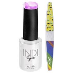 Набор для маникюра Runail пилка для ногтей и гель-лак INDI laque