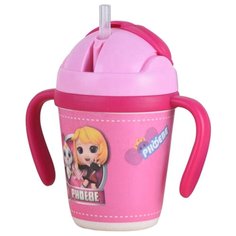 Поильник из бамбука Baby Ryan B-2, 300мл розовый