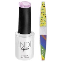 Набор для маникюра Runail пилка для ногтей и гель-лак INDI laque