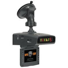 Видеорегистратор с радар-детектором Mystery MRD-820HDVS серый