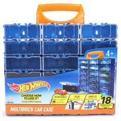 Кейс Mattel Hot Wheels для хранения и игр 18 машинок синий