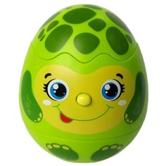 Интерактивная развивающая игрушка Азбукварик Яйцо-сюрприз Черепашка зеленый