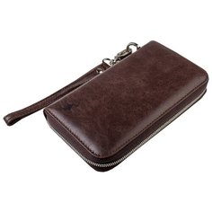 Портмоне Dimanche Camel 216/K, натуральная кожа коричневый