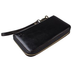 Портмоне Dimanche XXL Sahara 762, натуральная кожа черный