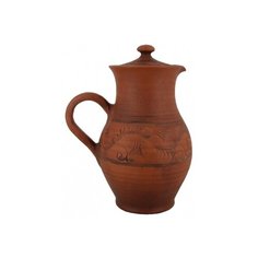 Кувшин Гжельская Гончарня Молочный коричневый