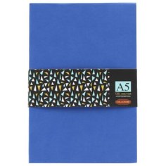 Ежедневник Collezione Колор-2 недатированный, искусственная кожа, А5, 136 листов, синий/черный срез