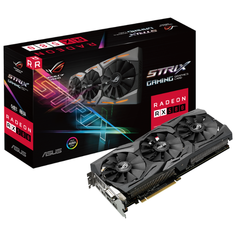 Видеокарта ASUS ROG Radeon RX 580 1340Mhz PCI-E 3.0 8192Mb 8000Mhz 256 bit DVI 2xDisplayPort 2xHDMI HDCP Strix Gaming Retail