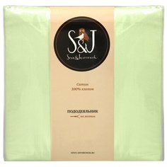 Пододеяльник Sova & Javoronok сатин 175 х 210 см салатовый