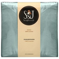 Пододеяльник Sova & Javoronok сатин 145 х 210 см бирюзовый