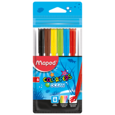 Maped Фломастеры "Ocean" 6 шт. (845723) разноцветные