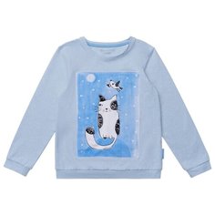 Свитшот Kogankids размер 152, Голубой меланж