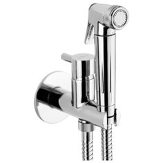 Смеситель для биде Webert Elio EL870301 chrome однорычажный встраиваемый лейка в комплекте хром