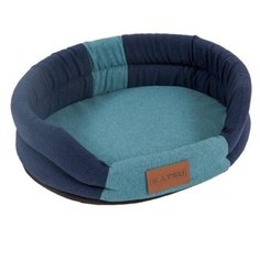 Лежак для кошек, для собак Katsu Animal L 79х65х25 см синий/голубой
