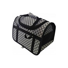 Переноска-сумка для кошек и собак LOORI Z8593 31х20х22 см серебро