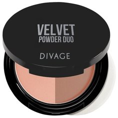 DIVAGE Velvet Duo пудра компактная 01