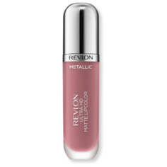 Revlon жидкая помада для губ Ultra HD Metallic Matte Lipcolor матовая с металлическим эффектом, оттенок 680 glam