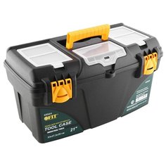 Ящик с органайзером FIT 65564 53x27.5x29 см 21 черный/желтый F.It