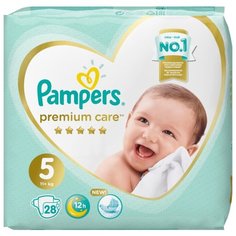 Pampers подгузники Premium Care 5 (11+ кг) 28 шт.