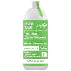 Global White Ополаскиватель Waterdent фитокомплекс без фтора + жидкость для ирригатора, 500 мл