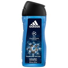 Гель для душа и шампунь Adidas UEFA champions league Champions edition, 250 мл