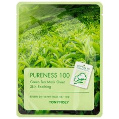 TONY MOLY тканевая маска Pureness 100 Green Tea, 21 г, 21 мл