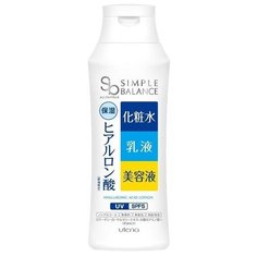 Utena Лосьон-молочко Simple Balance 3в1 с эффектом UV-защиты SPF 5 с тремя видами гиалуроновой кислоты 220 мл