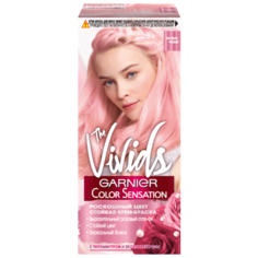 GARNIER Color Sensation The Vivids стойкая крем-краска для волос, пастельно-розовый