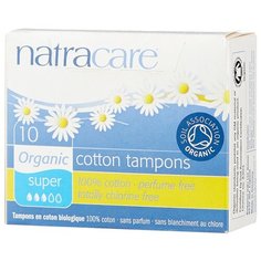 Natracare тампоны Super без аппликатора 10 шт.