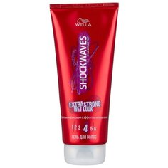 Wella SHOCKWAVES гель для волос Extra Strong Wet Look Gel с эффектом мокрых волос 200 мл