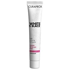 Зубная паста Curaprox White Is Black, мята, 90 мл