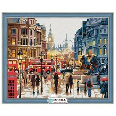 Мосфа Картина по номерам "Осень в Лондоне" 40х50 см (7С-0017)