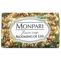 Мыло кусковое Monpari Blooming of Life, 200 г