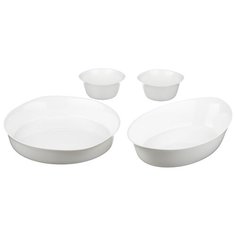 Набор посуды для запекания Luminarc Smart Cuisine P1060, 4 шт. белый